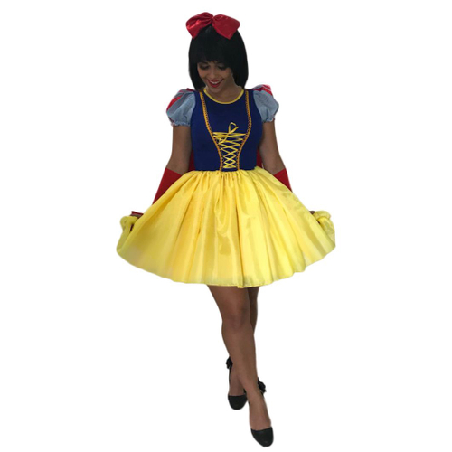 Vestido branca de neve 2024 cute