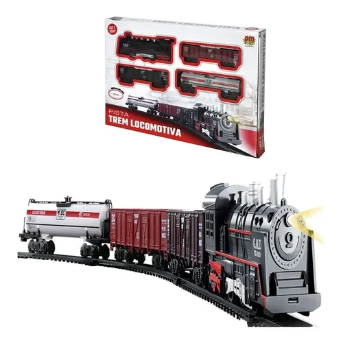 Brinquedo Infantil Trem Locomotiva Ferrorama com trilhos em Promoção na  Americanas