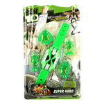 Brinquedo Relógio Ben 10 Omniverse Ominitrix Som Luz Mais 4 Alienígenas
