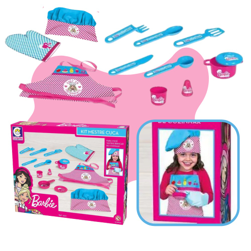 Kit De Cozinha Infantil Barbie Chef Princesa Cotiplás 7 Item em Promoção na  Americanas