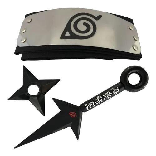 Fantasia Naruto C/ Bandana Arminhas E Boneco Original Elka