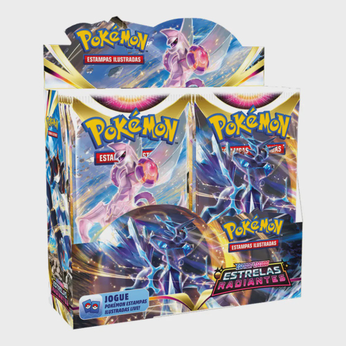 Box Cartas Pokémon EE9 Booster 36 Pacotes com 216 Cartas - Astros