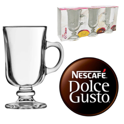 Xícaras Dolce Gusto 120ml Caneca Copo Vidro Para Cappuccino Café Expresso - KIT-3 Peças é boa?