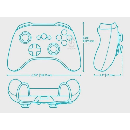 Controle Xbox Video Game Sem Fio Wireless Slim Joystick 360 - Padihey