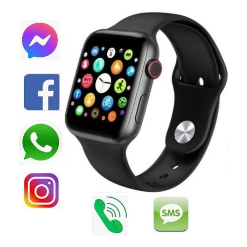 Relógio Digital Feminino Smartwatch Troca Foto Faz Ligação Troca Foto Preto  em Promoção na Americanas