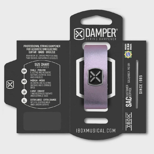 Abafador de cordas ibox damper DMMD07 supreme medium roxo