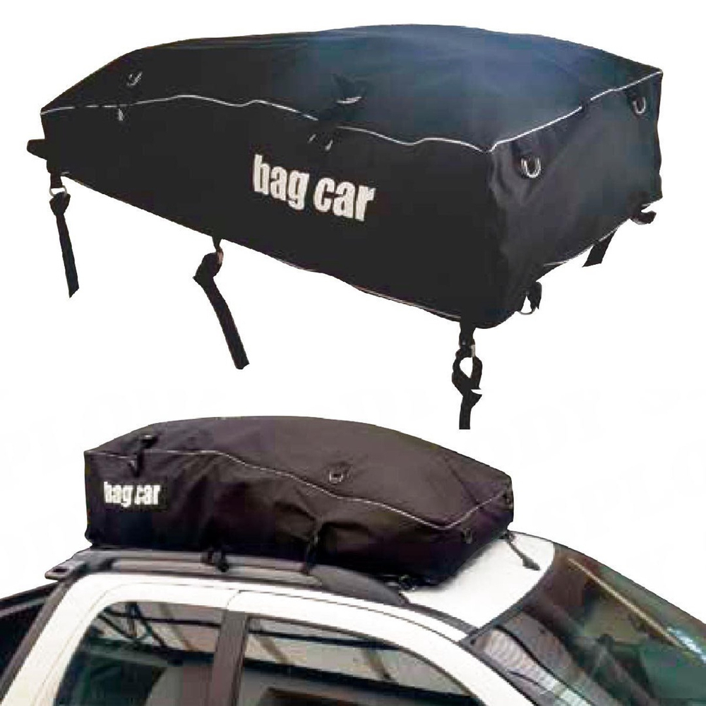 Maleiro Bag Car Para Teto 250 Litros Pequeno Preto Universal Splody