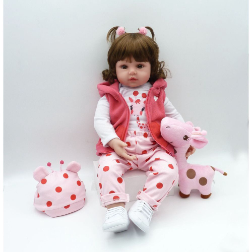 Compre Bzdoll 60 cm silicone macio bebê reborn boneca pano corpo