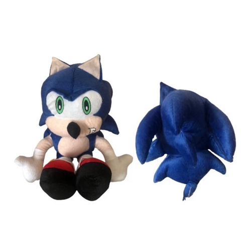 Boneco Pelúcia Sonic Cinza grande 50 cm no Shoptime