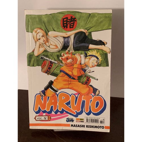 Camiseta juvenil com tela Naruto Clássico laranja