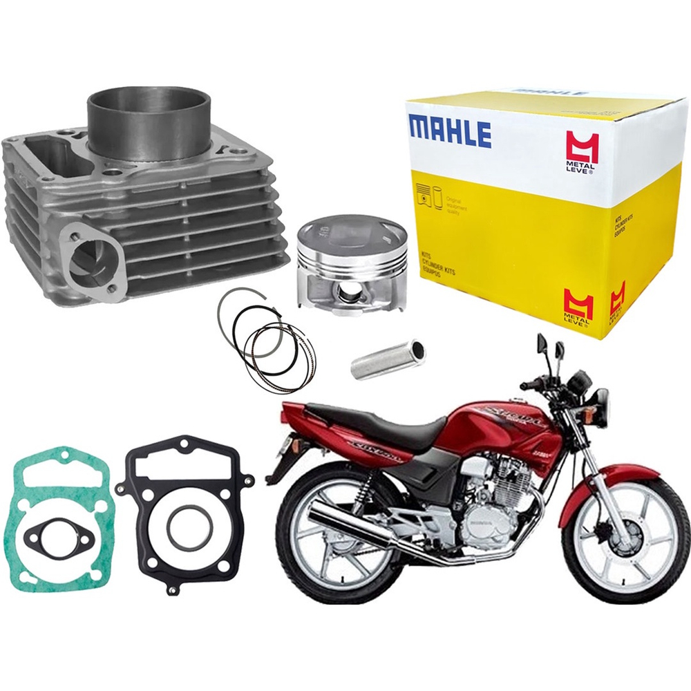 Kit motor metal leve honda cbx 200 strada 2001 no Shoptime