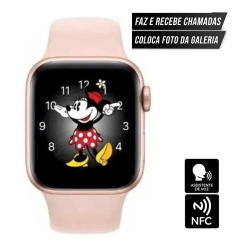 Smartwatch Para Android Samsung Xiaomi iPhone Ios Android Rosa W27 pro No Brasil A Pronta entrega Menor preço em Smartwatch Para Android Samsung Xiaomi iPhone Ios Android Rosa W27 pro No Brasil A Pronta entrega