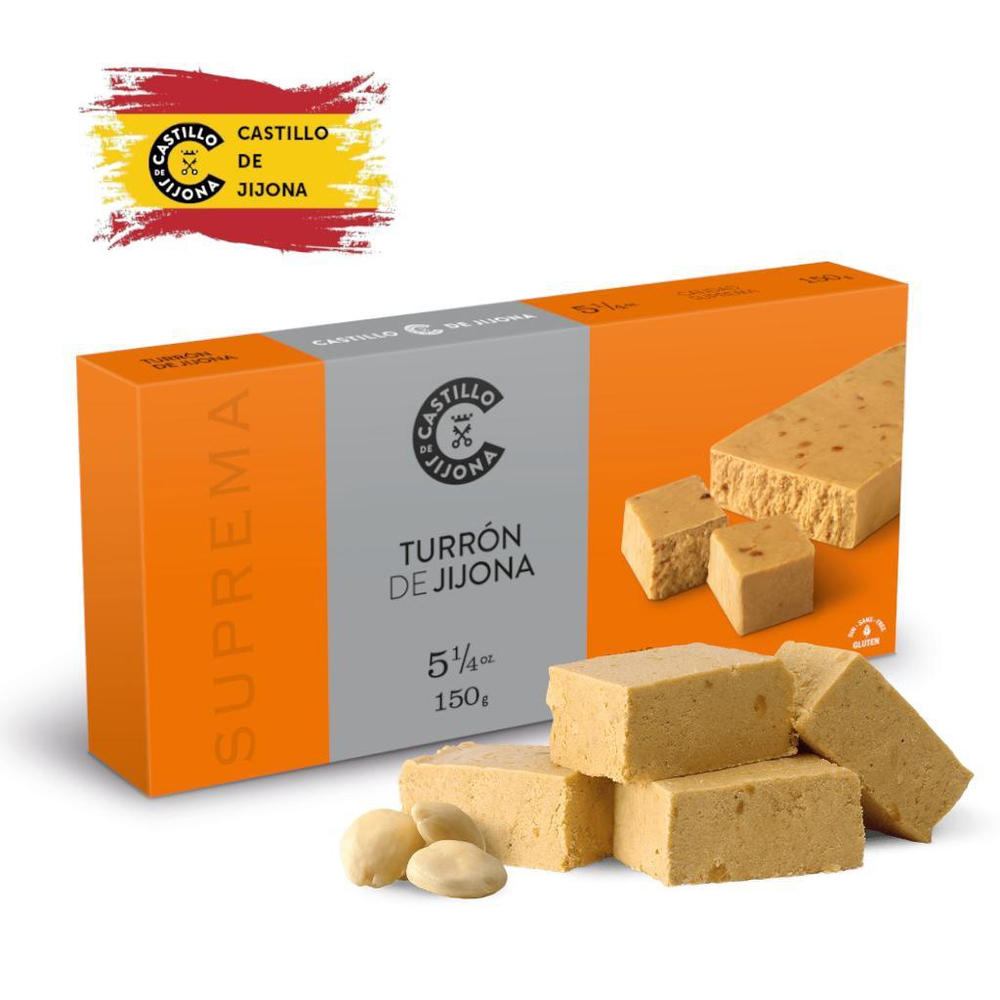 Torrone Turrón De Amendoim Espanhol Jijona Castillo 150G | Submarino