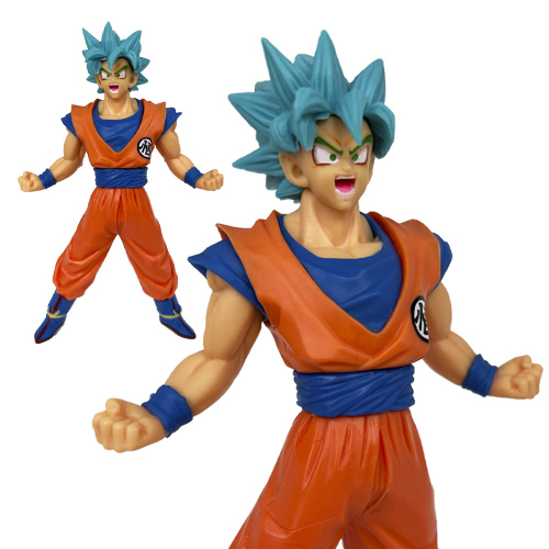 Boneco Goku Original Dragon Ball Collection Ssj Blue - Azul - Boneco Dragon  Ball - Magazine Luiza