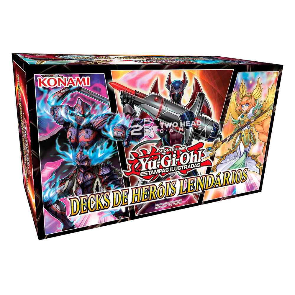 Yugioh Decks De Heróis Lendários - Legendary Hero Decks no Shoptime