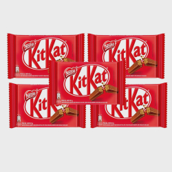 Kit 5X 41,5g Chocolate Nestlé Kit Kat Menor preço em Kit 5X 41,5g Chocolate Nestlé Kit Kat
