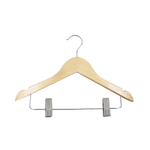 Kit 10 Cabides Madeira Com Verniz Marfim Infantil Topen Home