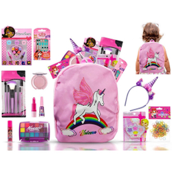 Kit De Maquiagem Infantil Completo Com Tiara + Bz131 Menor preço em Kit De Maquiagem Infantil Completo Com Tiara + Bz131