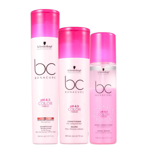 Kit Schwarzkopf Bonacure Color Freeze Cabelos Vermelho 3un Em Promocao Ofertas Na Americanas