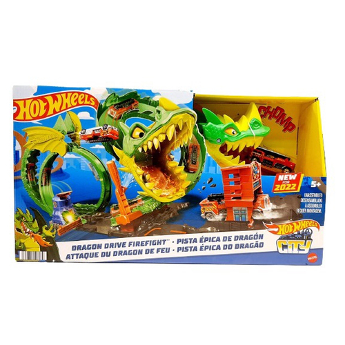 Pista carrinho da hot wheels dragao