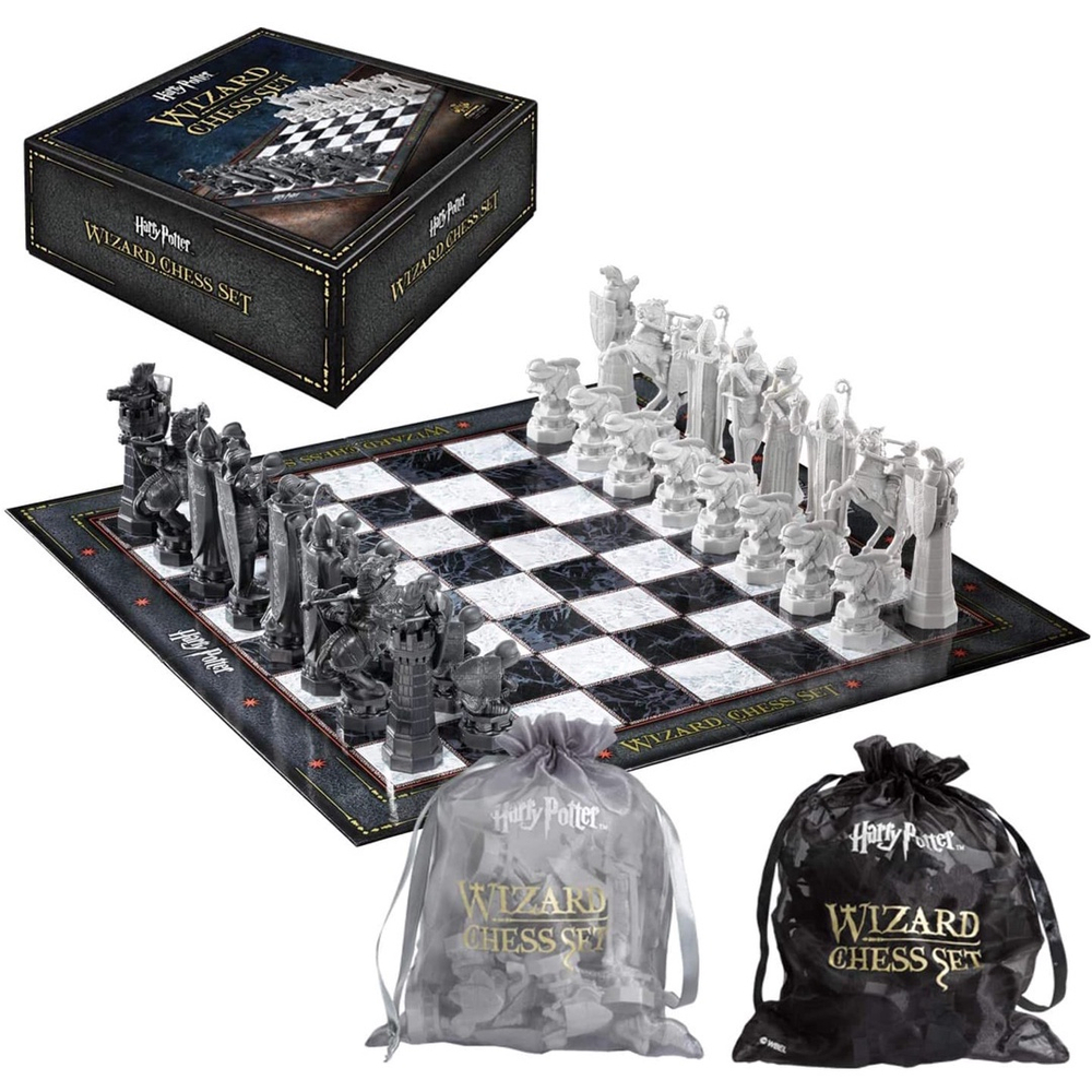 Jogo de Xadrez Harry Potter Wizard Chess Set The Noble Collection Nn7580 em  Promoção na Americanas