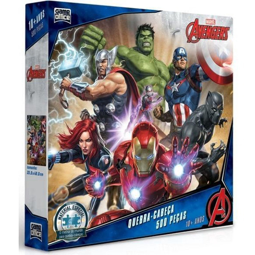 Jogo De Quebra Cabeca Infantil Etitoys Disney Vingadores