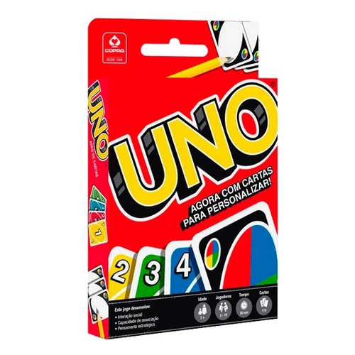 Jogo de Cartas UNO Kit 20