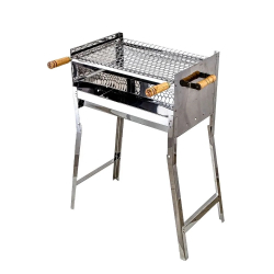 Churrasqueira Dobravel Portátil Em Aço Inox Menor preço em Churrasqueira Dobravel Portátil Em Aço Inox