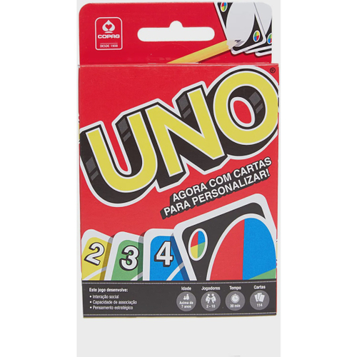 Uno - Jogo De Cartas no Shoptime