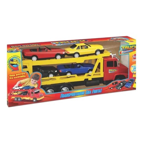 Caminhao De Brinquedo Truck Cegonha Com 4 Carrinhos Lider em Promoção na  Americanas