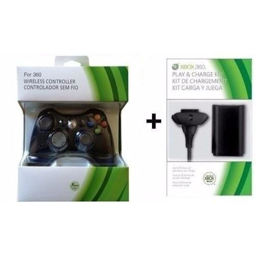 Controle De Xbox 360 Sem Fio Similar Branco em Promoção na Americanas