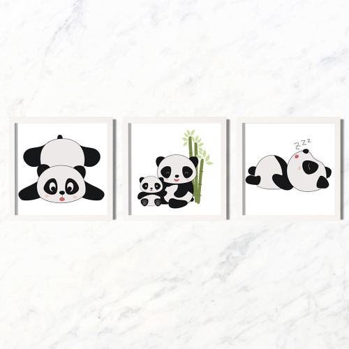 Desenho de panda em promoção