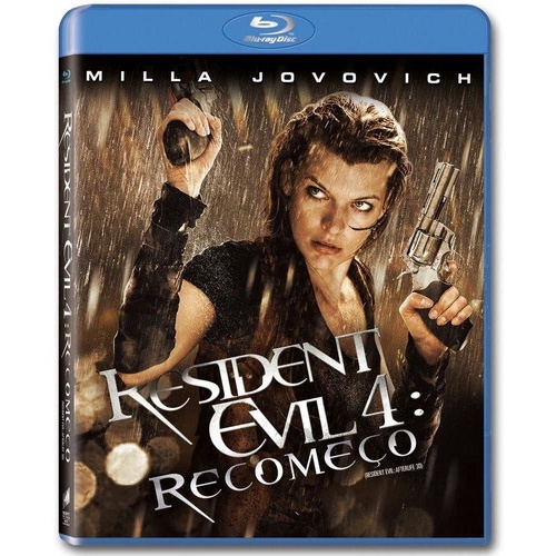 Resident Evil 4 Recomeço - Blu Ray 3D Filme Ação