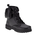 Bota Coturno Infantil Tratorada Com Bolsa Nilqi 1500.1.1