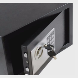 Cofre digital eletrônico com senha e chave aço 23x17cm é boa?