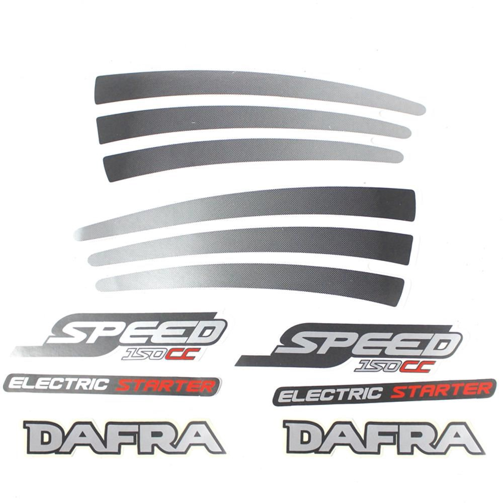 Adesivos Dafra 150 2008 À 2009 Speed Resinado Kit 10199