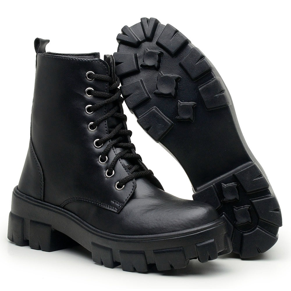 Coturno best sale feminino rockeira