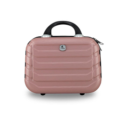 Frasqueira De Viagem Necessaire Maleta Abs Rígido Rosê Menor preço em Frasqueira De Viagem Necessaire Maleta Abs Rígido Rosê