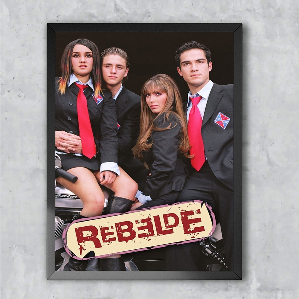 Quadro Decorativo Poster Serie Diarios De Um Vampiro Emoldurado 30x42cm em  Promoção na Americanas