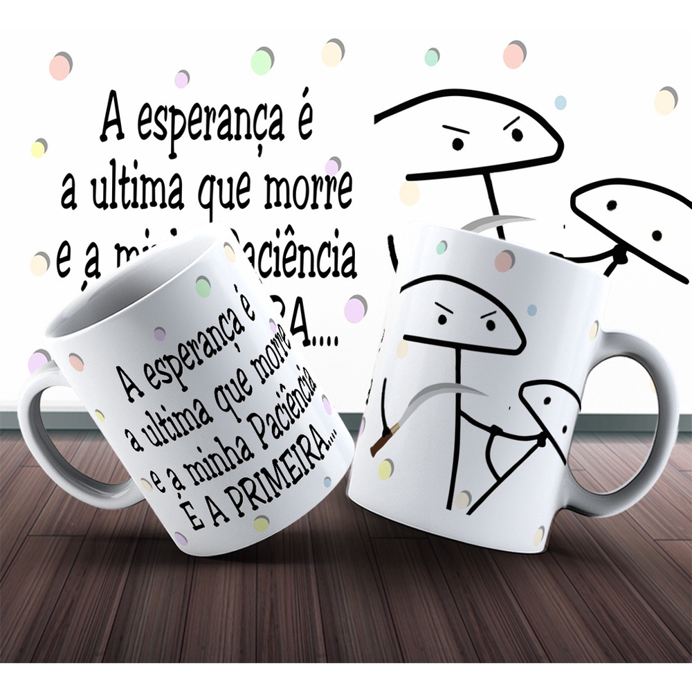 Caneca Meme Flork Bastão Basebal 325ml Xícara Envio Imediato Cerâmica Café  Xicara Caneco Leite Quente Chá Envio Imediato no Shoptime