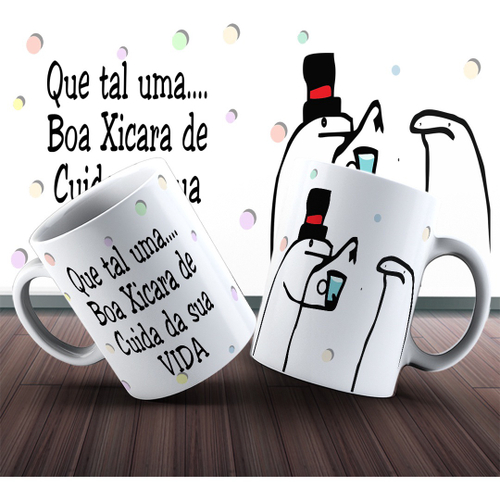 Caneca Não tem café ?! - Flork meme