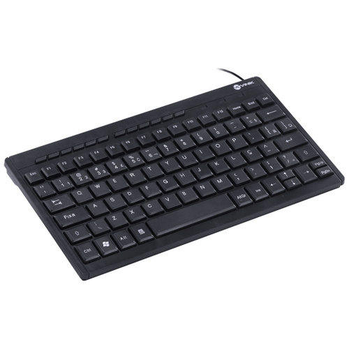 Mini Teclado Usb Chocolate Multimidia Dynamic Flat Abnt2 18m Preto Dt110 Em Promoção Na 1870