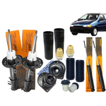 Kit 4 Amortecedor Palio 96 97 98 99 00 Com Kit Batente Coxim