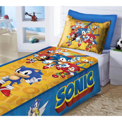 Jogo De Cama Solteiro Infantil Sonic 2 Peças Menor preço em Jogo De Cama Solteiro Infantil Sonic 2 Peças