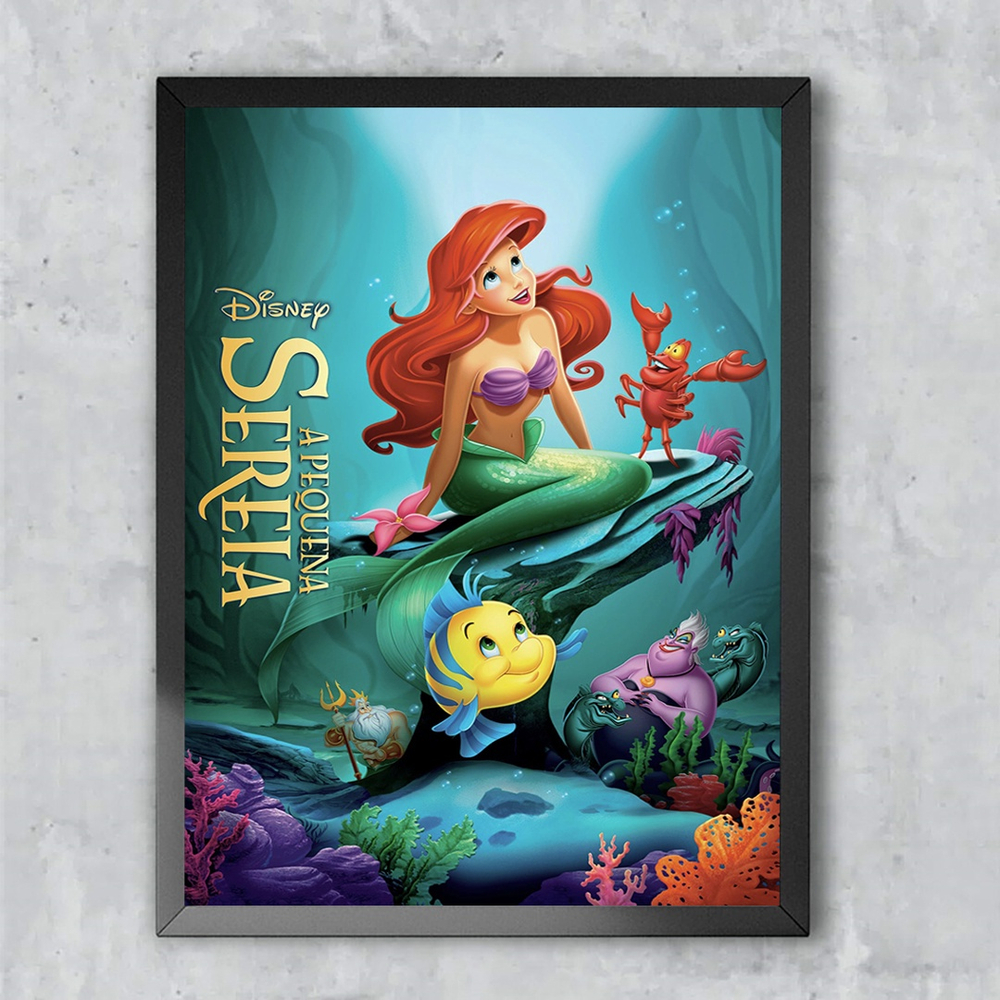 Quadro Decorativo Poster Vida De Inseto Filme desenho disney Emoldurado  30x42cm