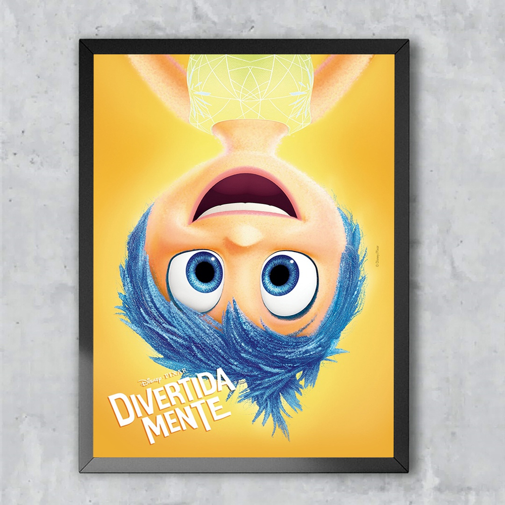 Quadro Decorativo Poster Vida De Inseto Filme desenho disney Emoldurado  30x42cm