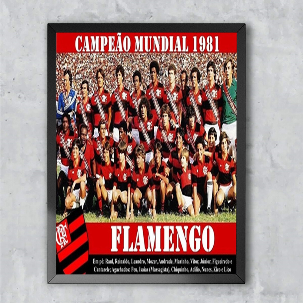 Quadro infantil flamengo