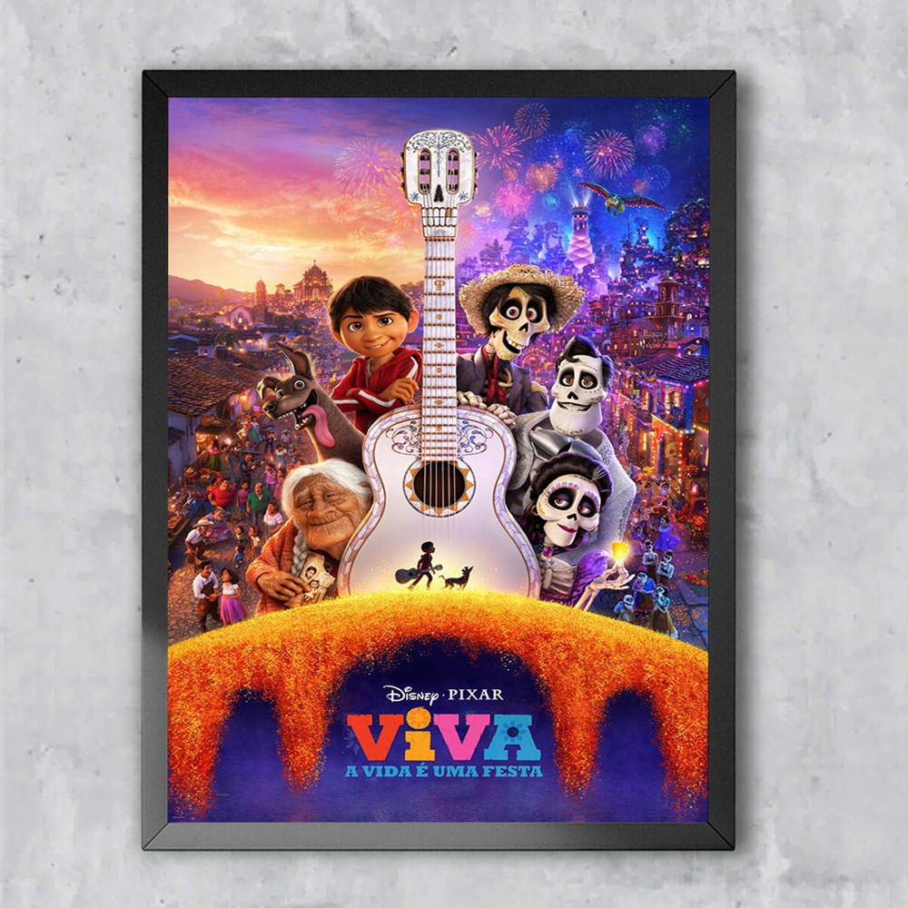 Quadro Decorativo Poster Vida De Inseto Filme desenho disney Emoldurado  30x42cm