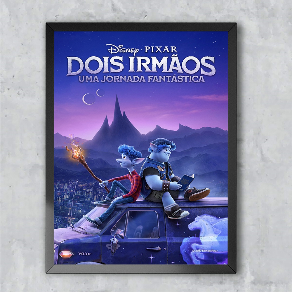 Quadro Decorativo Poster Vida De Inseto Filme desenho disney Emoldurado  30x42cm