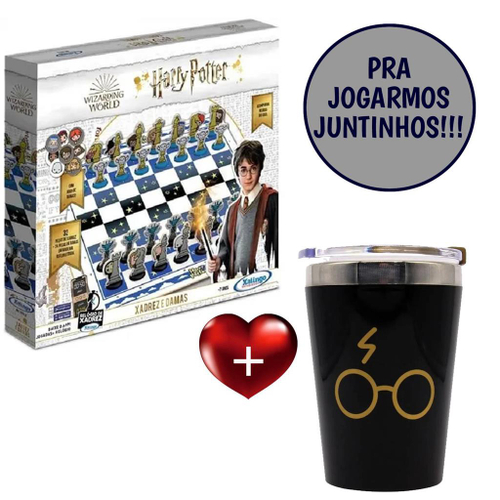 Jogo De Xadrez Harry Potter Original Noble Collection - NOBRE COLECTION -  Jogo de Dominó, Dama e Xadrez - Magazine Luiza